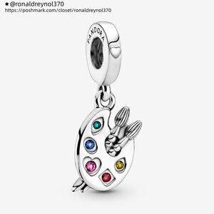 Pandora Artist's Palette Dangle Charm